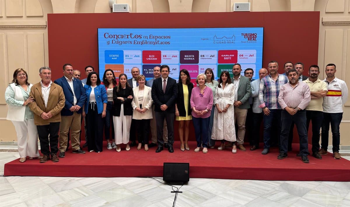 Carlos Baute, Medina Azahara y Seguridad Social, en nueva edición de conciertos en lugares emblemáticos de Ciudad Real