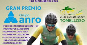 Club Ciclista Sport Tomelloso Organiza Prueba Ciclística con Apoyo del Ayuntamiento Local y el Área Municipal de Deportes