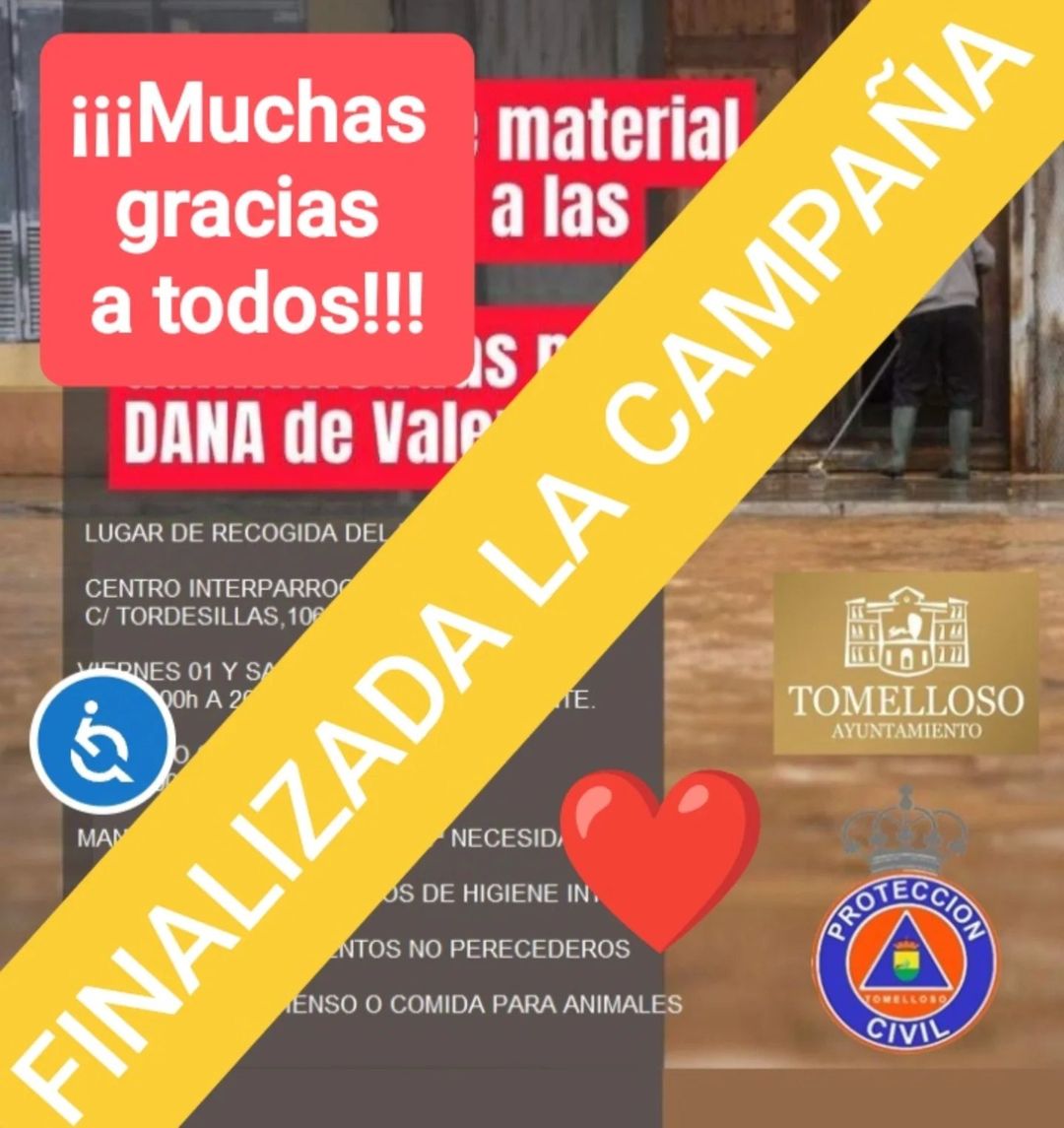 Culminada la Campaña de Recogida de Enseres Valencia-Letur