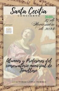 Festividad de Santa Cecilia: Concierto Especial de Profesores y Alumnos del Conservatorio este 27 de Noviembre