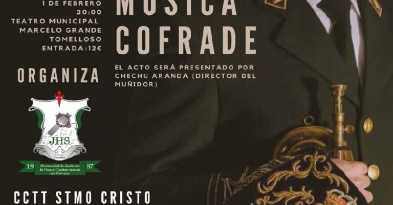 Campo de Criptana acoge el Concierto de Música Cofrade con la actuación de la Banda de Cornetas y Tambores Santísimo Cristo de la Elevación