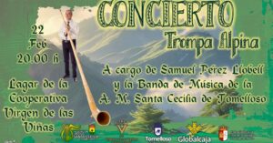 Samuel Pérez Llobell lidera concierto de Trompa Alpina junto a la banda A. M. Santa Cecilia bajo la dirección de Marta Baños este Sábado