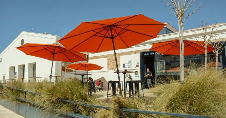 Nuevo mobiliario para la terraza del Mercado de Abastos adquirido por el Ayuntamiento de Tomelloso