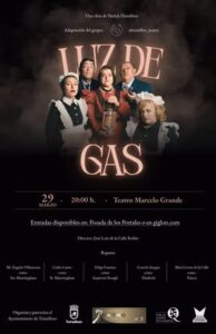 XXXII Muestra Local de Teatro: Tomillo’s Teatro ilumina el escenario con ‘Luz de Gas’ este sábado en el Teatro Marcelo Grande