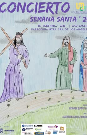 La Unión Musical ‘Ciudad de Tomelloso’ Presentará Concierto de Semana Santa el 6 de Abril en la Parroquia Nuestra Señora de los Ángeles