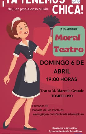 Moral Teatro presenta ‘Ya tenemos chica’ de Juan José Alonso Millán en la XXXII Muestra Local de Teatro este domingo 6 de abril a las 19:00 h