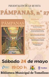 Estreno de la Revista Pámpanas N° 27: Un Vistazo al Patrimonio de las Cuevas de Tomelloso, Editada por la Asociación Cultural de Tomelloso