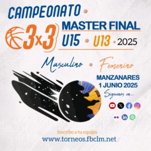 Manzanares acoge la Fase Final del Campeonato 3×3 de Castilla-La Mancha U13 y U15