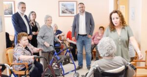 Visita Inspeccionadora del Alcalde de Tomelloso y la Concejal de Servicios Sociales a las Instalaciones Municipales