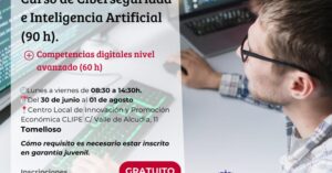 Curso de Ciberseguridad e Inteligencia Artificial anunciado por la Concejalía de Promoción Económica del Ayuntamiento de Tomelloso
