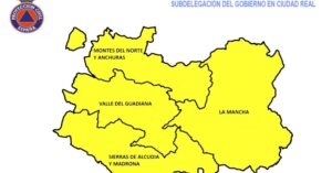 Protección Civil de Ciudad Real establece Nivel de Emergencia para este Martes: Informa la Subdelegación del Gobierno
