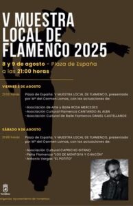 Seis Asociaciones de Tomelloso protagonizan la Muestra Local de Flamenco este Viernes y Sábado, con Mª Carmen Lomas como presentadora