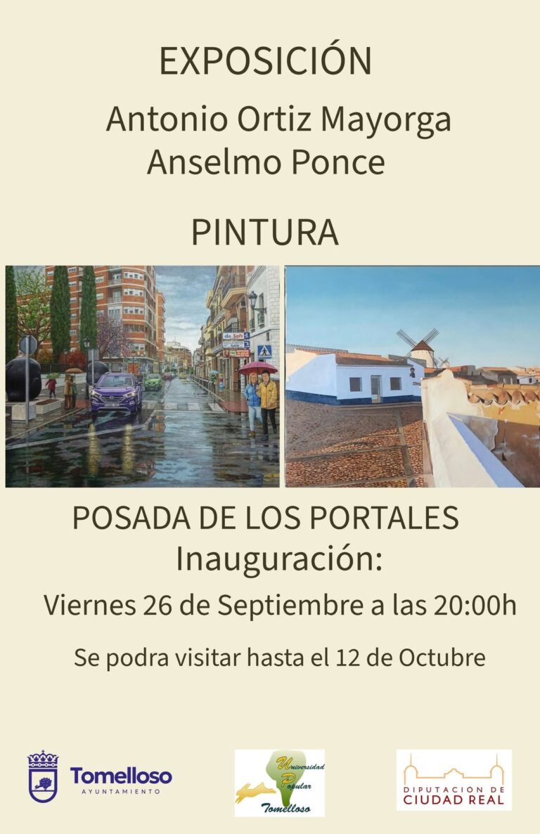 6 De Septiembre: Inauguración De Exposición De Pintura De Antonio Ortiz Mayorga Y Anselmo Ponce En La Posada De Los Portales.