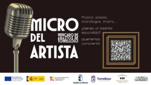 Carlos Ruiz y Bruno Palau en el Micro del Artista este sábado en el Mercado de Abastos de Tomelloso: ¡Un evento imperdible a las 21:00h!