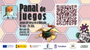 Descubre los Juegos de Mesa en el Mercado de Abastos Tomelloso este Jueves 18 de Septiembre a las 19:30h