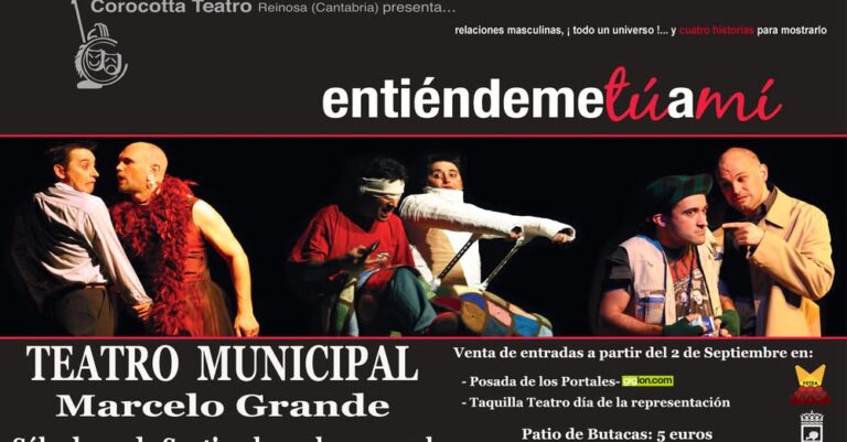 Divértida Comedia Sobre Relaciones Masculinas ‘Entiéndeme Tu a Mí’ por Cocorota Teatro – Este Sábado 13 de Septiembre