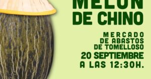 Melón de Tomelloso protagoniza actividades en el Mercado de Abastos este 20 de septiembre