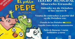 Consigue tus Entradas para el Musical «El Pollo Pepe» a la Venta Ahora en la Posada de los Portales y Giglon.com: Precios desde 5 Euros