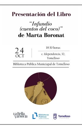 Presentación del Poemario ‘Infundio (cuentos del coc…’ Este Viernes 24 de Octubre en la Biblioteca Municipal Presentación del Poemario ‘Infundio (cuentos del coc…’ Este Viernes 24 de Octubre en la Biblioteca Municipal