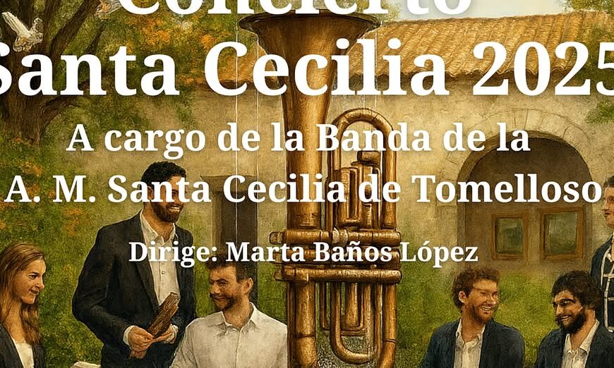 Concierto Tradicional de Santa Cecilia se Celebrará el 21 de Noviembre en el Teatro Municipal ‘Marcelo Grande’ a las 20:30h