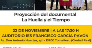 Este Sábado: Exhibición del Documental ‘La Huella y el Tiempo’ en IES García Pavón – Inscripciones Abiertas en Deportes Tomell