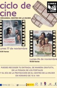 Recogida de Entradas para Proyección: Disponibles en Posada de los Portales y Centro de la Mujer desde el Martes 11 de Diciembre