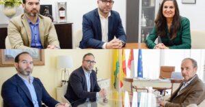 Reunión Clave entre el Alcalde de Tomelloso, la Encargada de la Planta Osborne y la Dirección de Bodegas Fundador