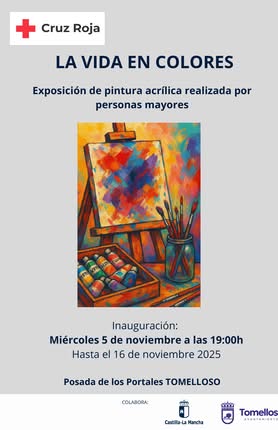 ón de la Exposición Artística y de Entretenimiento para Mujeres Mayores Realizada por Cruz Roja