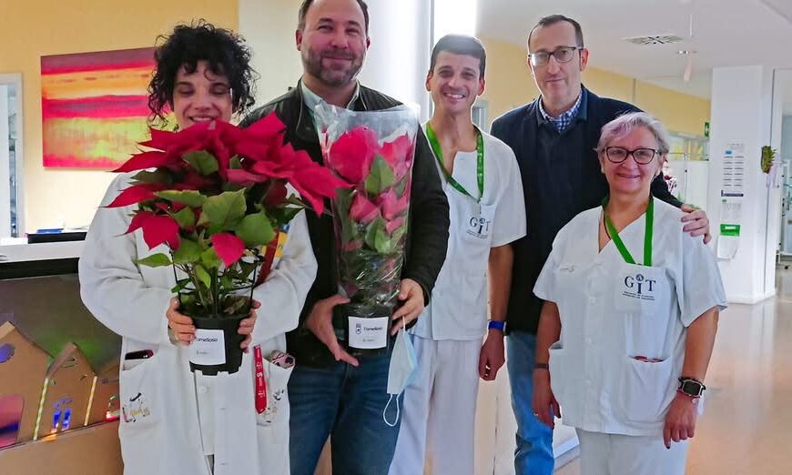 Alcalde y Concejal Antonio Calvo Celebran las Fiestas Navideñas con Pacientes del Hospital de Tomelloso