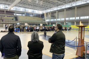 Galería Fotográfica: Benja Sebastián y Javier Navarro Muelas en la Inauguración de la Olimpiada de Mayores en Tomelloso