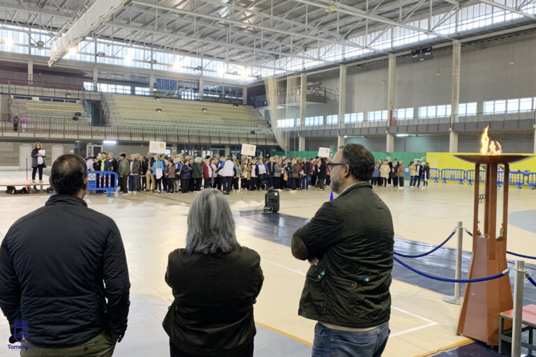 Galería Fotográfica: Benja Sebastián y Javier Navarro Muelas en la Inauguración de la Olimpiada de Mayores en Tomelloso