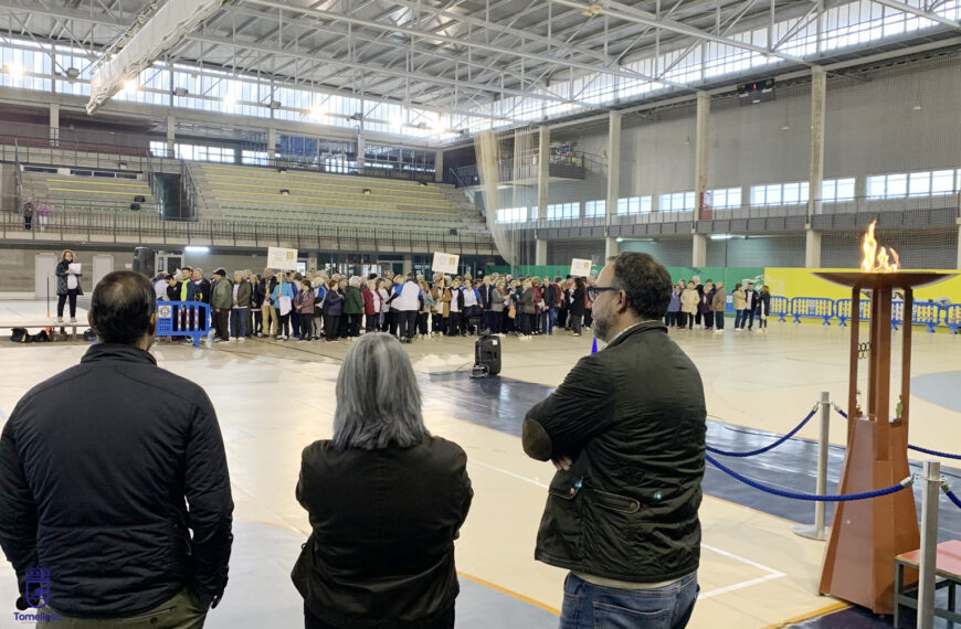 Galería Fotográfica: Benja Sebastián y Javier Navarro Muelas en la Inauguración de la Olimpiada de Mayores en Tomelloso