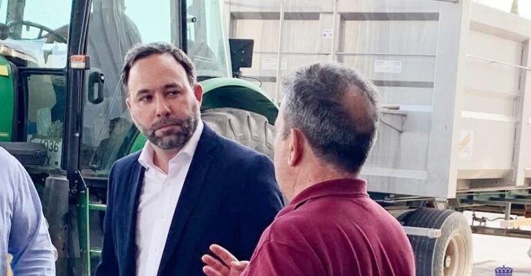 El alcalde Javier Navarro respalda firmemente las protestas agrarias en la movilización del jueves