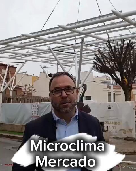 Progreso en las Obras del Microclima en la Plaza del Mercado Causa Interrupciones de Tráfico: Pedimos Disculpas