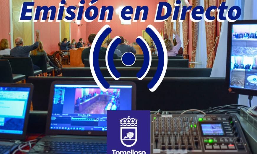 Transmisión en Directo este Miércoles 21 de Enero a las 20:00h: Pleno de la Corporación en Sesión Ordinaria del Enero 2026