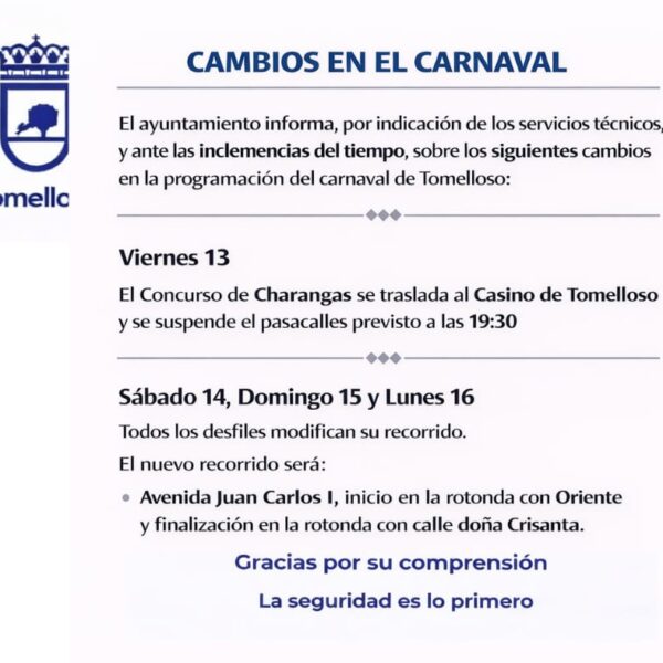 Alerta: Fuertes Vientos Provocan Cambios Significativos en el Programa de Carnaval