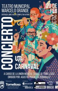 Celebración Final del Carnaval Este Viernes 20 de Febrero: Entrada Gratuita y Canciones Clásicas Para Todos los Públicos