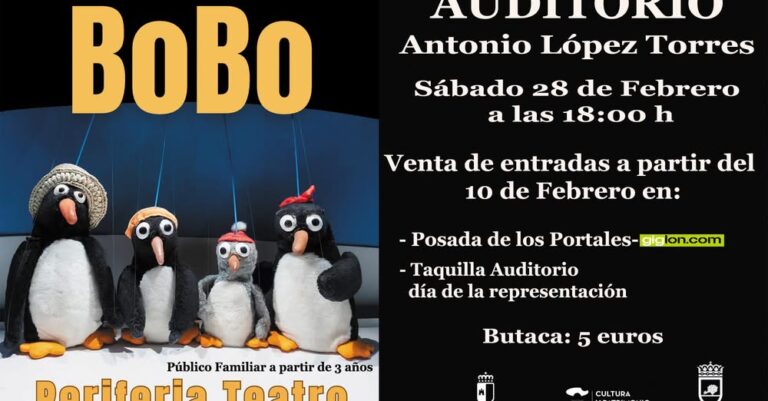 Espectáculo de Marionetas de Mesa para Niños en el Auditorio López Torres – Sábado, 28 de Febrero a las 18:00H. Una Aventura Cultural en Tomelloso, Entradas Disponibles