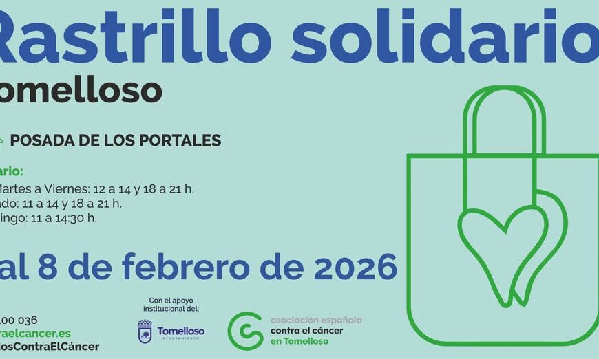 La Posada de los Portales Hospeda el Rastillo Solidario de la AECC del 3 al 8 de Febrero: Inauguración el Miércoles 4 de Febrero por la Tarde