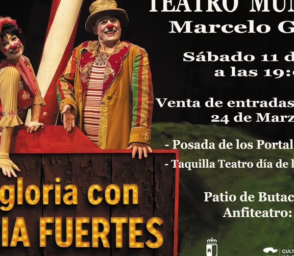 Disfruta con la Familia el Espectáculo Teatral ‘A la gloria con Gloria Fuertes’ este Sábado 11 de Abril en el Teatro Municipal- ¡Una Experiencia Cultural Imprescindible!