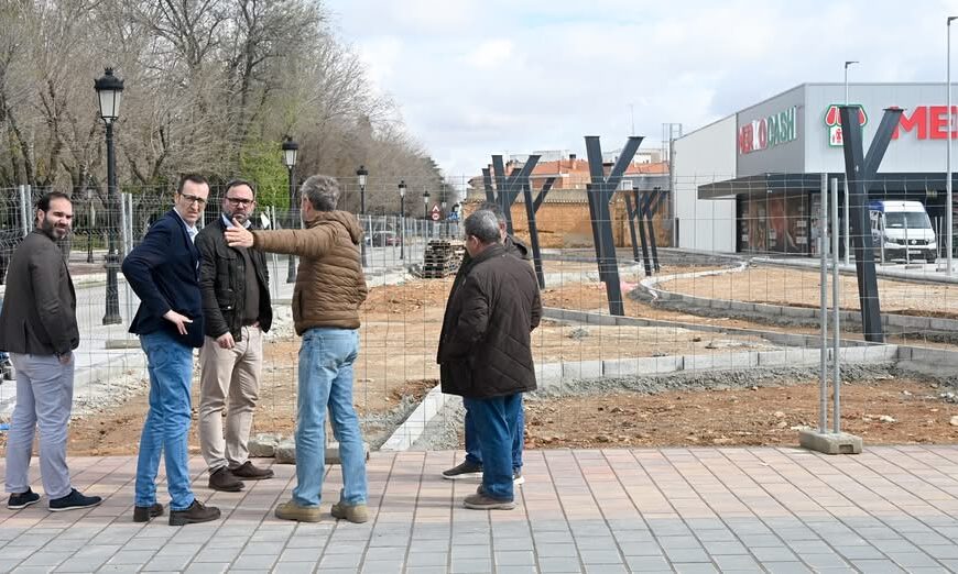 Tomelloso inicia la construcción de una nueva zona verde entre el parque Urbano Martínez y el nuevo centro comercial