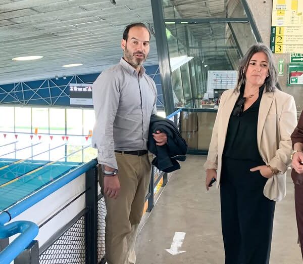 Visita a la Ciudad Deportiva por la Vicepresidenta de la Diputación, Patricia Saldaña
