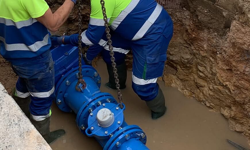 Avances significativos en el proyecto ‘Real Water’ por El Ayuntamiento y Aqualia: Sectorización en curso de la red de abastecimiento de agua potable en Tomellos