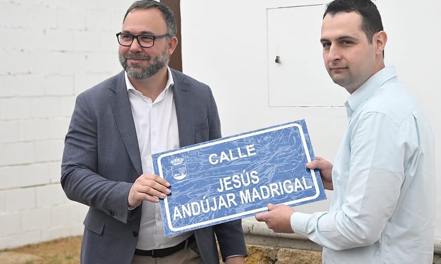 Inauguran Calle en Honor a Jesús Andújar, Amante de Tomelloso y Sus Tradiciones, Reconocido por su Humor