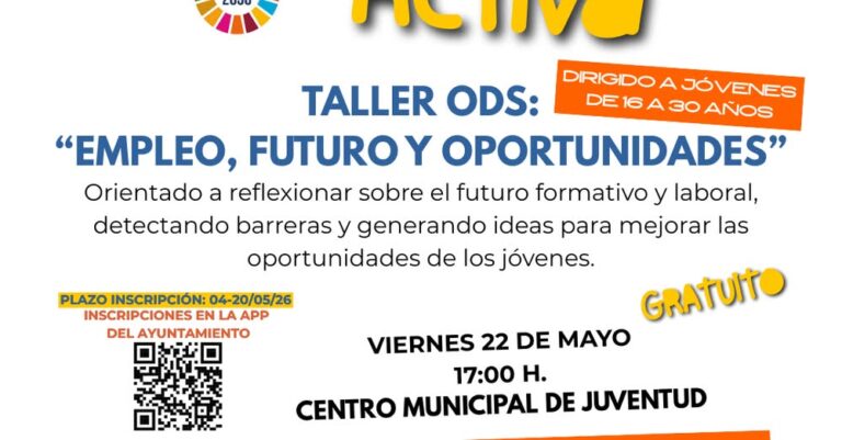 Taller de Empleo y Oportunidades para Jóvenes se Organiza en el Centro Municipal de Juventud de Tomelloso