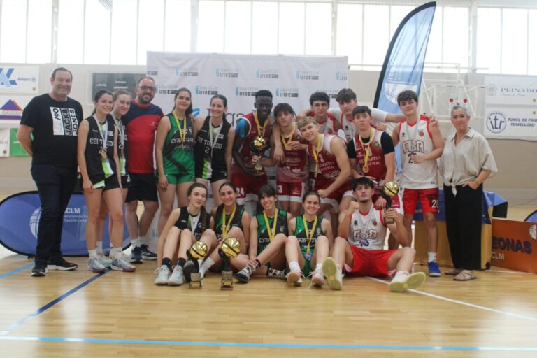Basket Cervantes CR Amarillo y Gescrar Criptana, campeones del 3×3 U17 de CLM