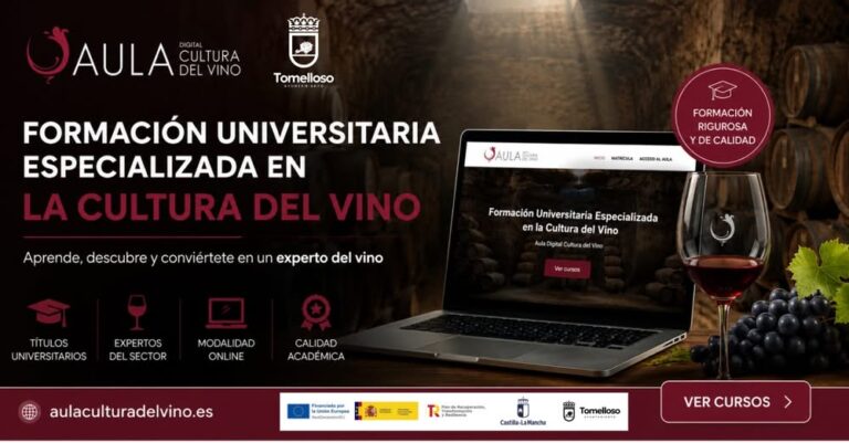 Tomelloso Avanza en Educación Especializada: Lanza el Aula Digital de la Cultura del Vino para Promover Formación Universitaria