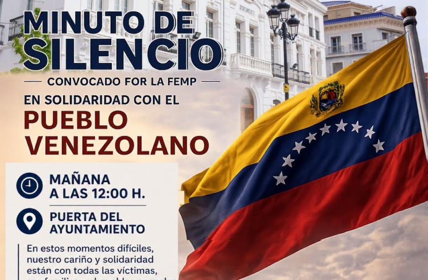 Ayuntamiento de Tomelloso anuncia minuto de silencio mañana en solidaridad con Venezuela