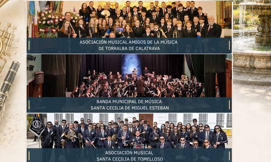 Concierto Europeo de la Música: Un Encuentro de Bandas Organizado por la A. M. Santa Cecilia y la Asociación de Amigos de la Música