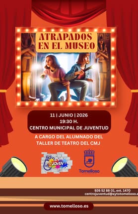 Performance de «Atrapados en el Museo» por los Estudiantes del Taller de Teatro del Centro Municipal de la Juventud